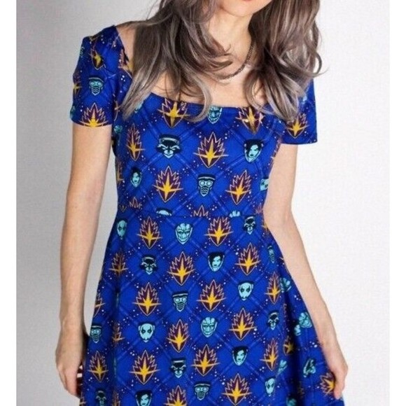 For Women Dresses & Skirts - MARVEL GUARDIANS OF THE GALAXY WOMEN'S SKATER DRESS by Cakeworthy